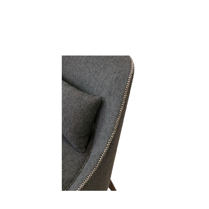 McCartney Accent Chair - Elegant Curved Lines - Paulas Home & Living