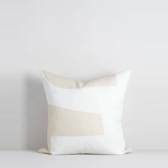 Meelan Beige Cushion (Polyester) - Paulas Home & Living