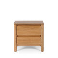 Meiko 2 Dr Bedside - Oak - Paulas Home & Living