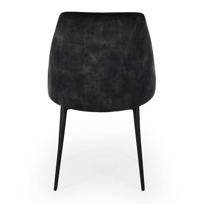 Mia Dining Chair - Anthracite Velvet - Paulas Home & Living