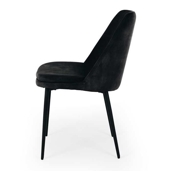 Mia Dining Chair - Anthracite Velvet - Paulas Home & Living