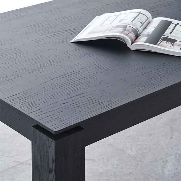 Mika Dining Table 2200w - Black - Paulas Home & Living