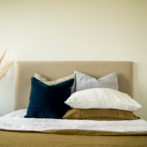 Milano Fabric Headboard Single to Californian King - Paulas Home & Living