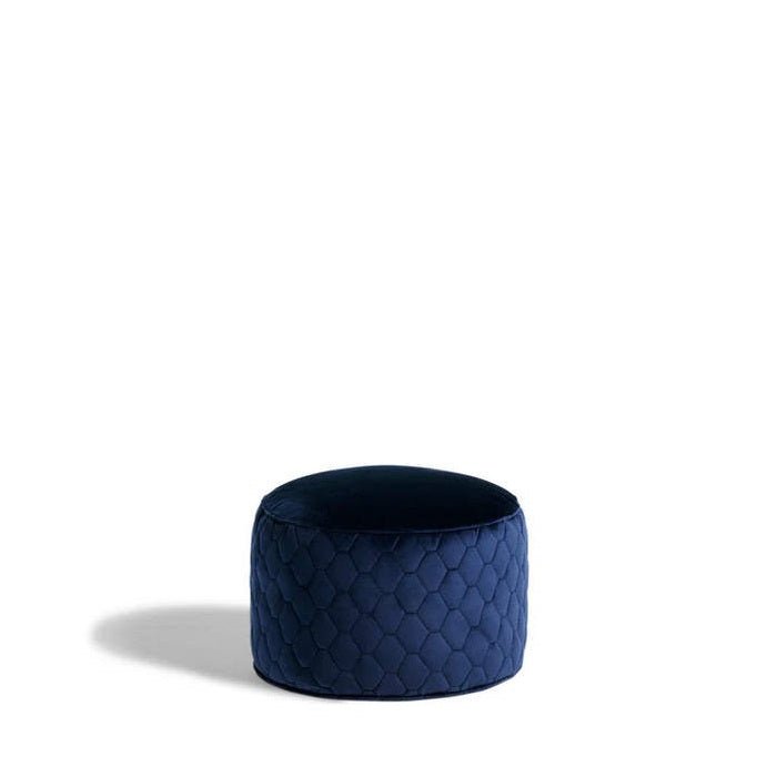 Millo Indoor Footstool - Quilted Velvet - Paulas Home & Living