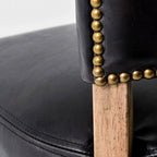 MIMI Dining Chair - Riders Black with Weathered Oak - Paulas Home & Living