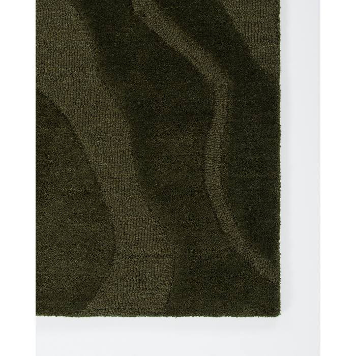 Mira Floor Rug - Olive (100% Wool) - Paulas Home & Living