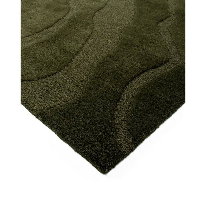 Mira Floor Rug - Olive (100% Wool) - Paulas Home & Living