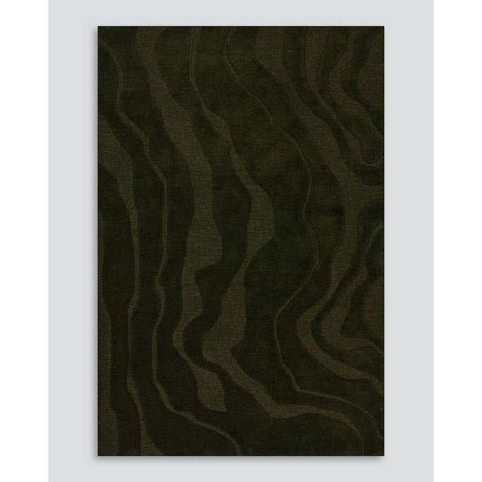 Mira Floor Rug - Olive (100% Wool) - Paulas Home & Living