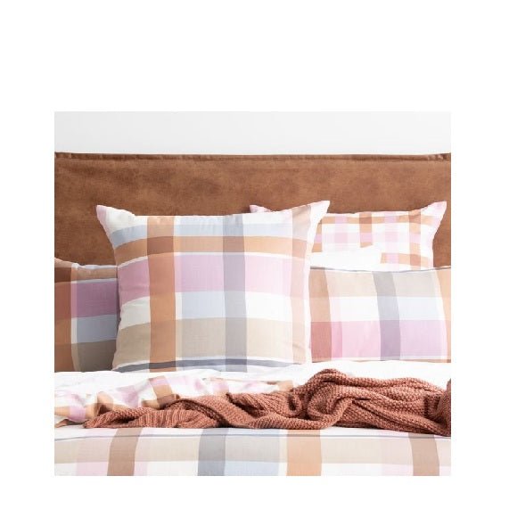 Miranda Check Quilt Cover Set - Paulas Home & Living
