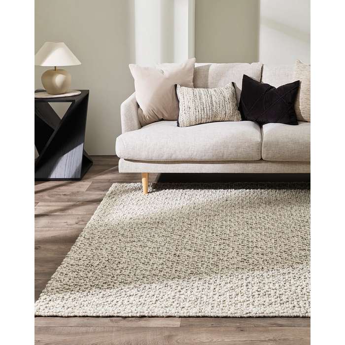 Miranda Floor Rug - Ivory (Wool Blend) - Paulas Home & Living