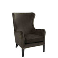 Mischa Armchair Dark Brown Velvet - Paulas Home & Living