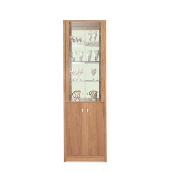 Modena Slim China Cabinet - Natural - Paulas Home & Living