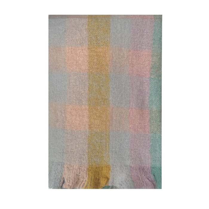 Mohair blend throw - Check - Paulas Home & Living