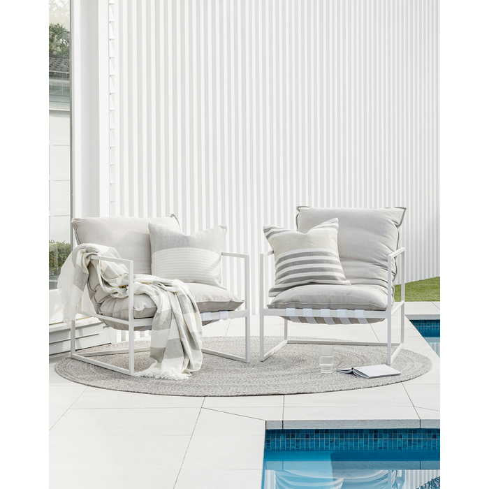 Mornington Outdoor Rug - Dark Pebble - Paulas Home & Living