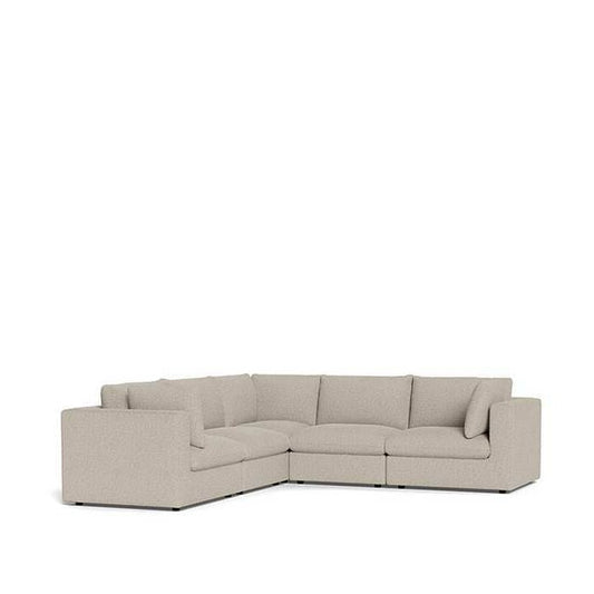 Murphy 5 Piece Modular Corner Suite in Fabric - Paulas Home & Living