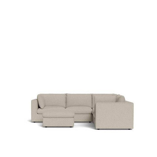 Murphy 6 Piece Modular Corner Suite in Fabric - Paulas Home & Living