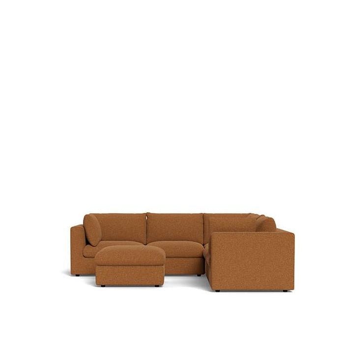 Murphy 6 Piece Modular Corner Suite in Fabric - Paulas Home & Living