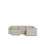 Murphy 6 Piece Modular Corner Suite in Fabric - Paulas Home & Living