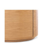 Muse 2 Dr Bedside - Marble Top & Oak - Paulas Home & Living