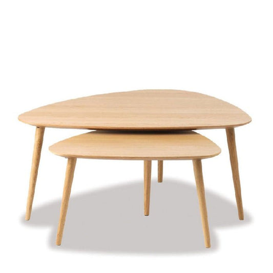 Naples Coffee Table Nest - Natural Oak - Paulas Home & Living