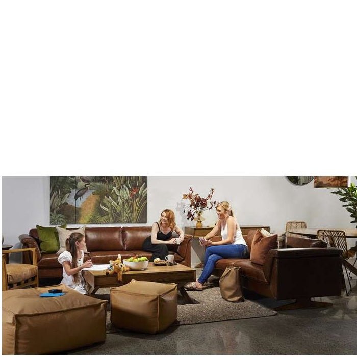 Nash 2.5 Seater Leather - Paulas Home & Living