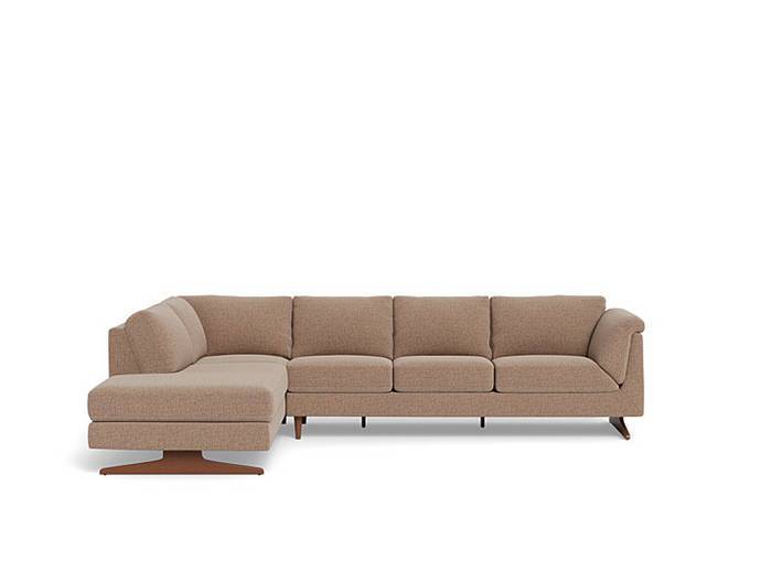 Nash 3 Seater with LHF Corner Chaise in Fabric - Paulas Home & Living