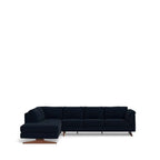 Nash 3 Seater with LHF Corner Chaise in Fabric - Paulas Home & Living