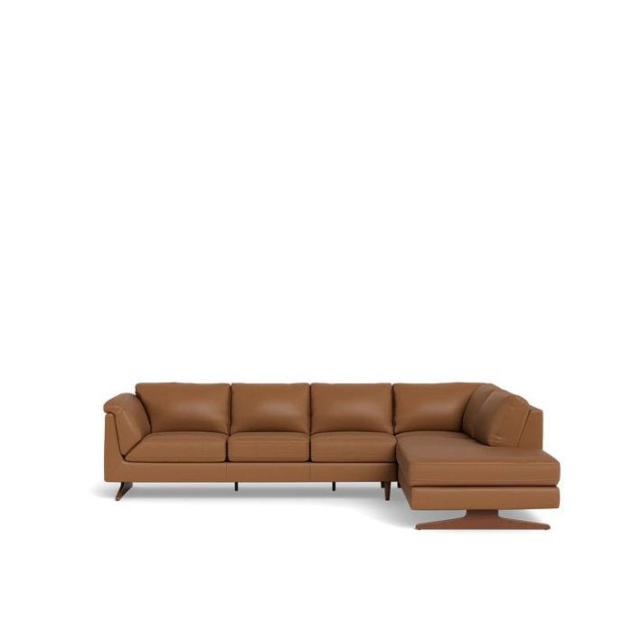 Nash 3 Seater with LHF or RHF Corner Chaise in Leather - Paulas Home & Living