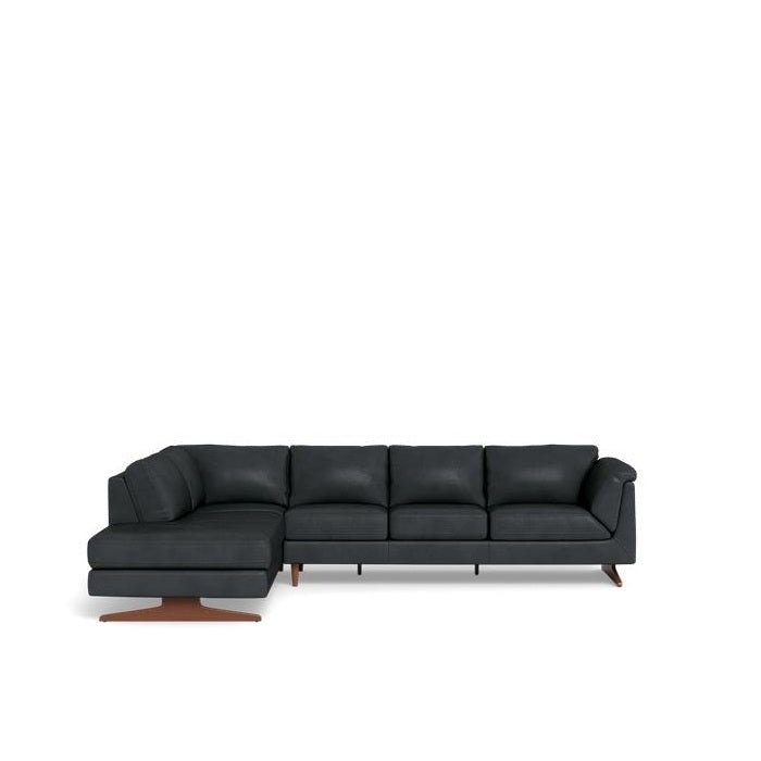 Nash 3 Seater with LHF or RHF Corner Chaise in Leather - Paulas Home & Living