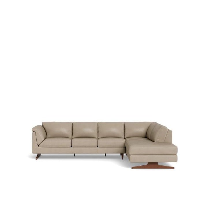 Nash 3 Seater with LHF or RHF Corner Chaise in Leather - Paulas Home & Living