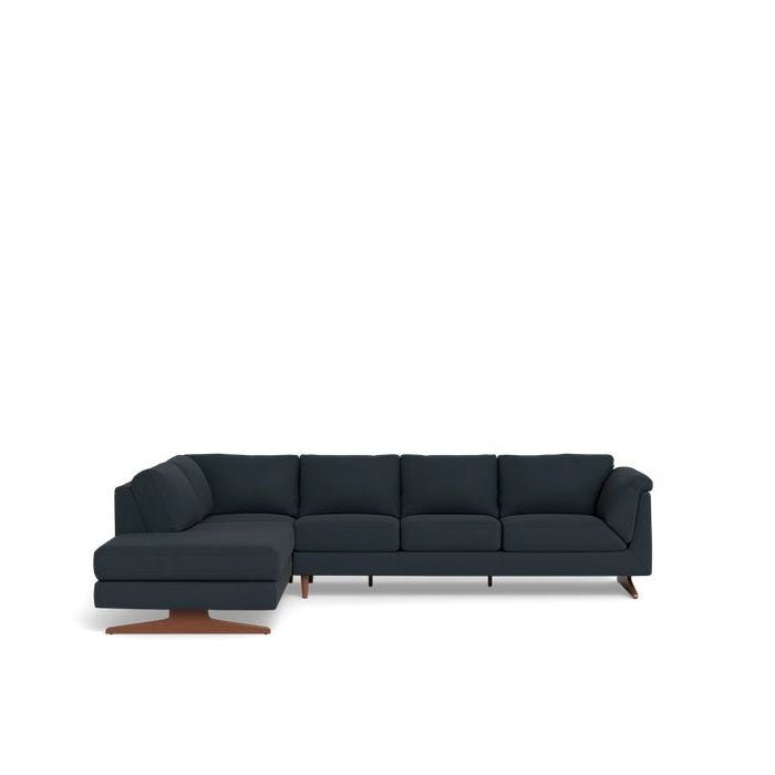 Nash 3 Seater with LHF or RHF Corner Chaise in Leather - Paulas Home & Living