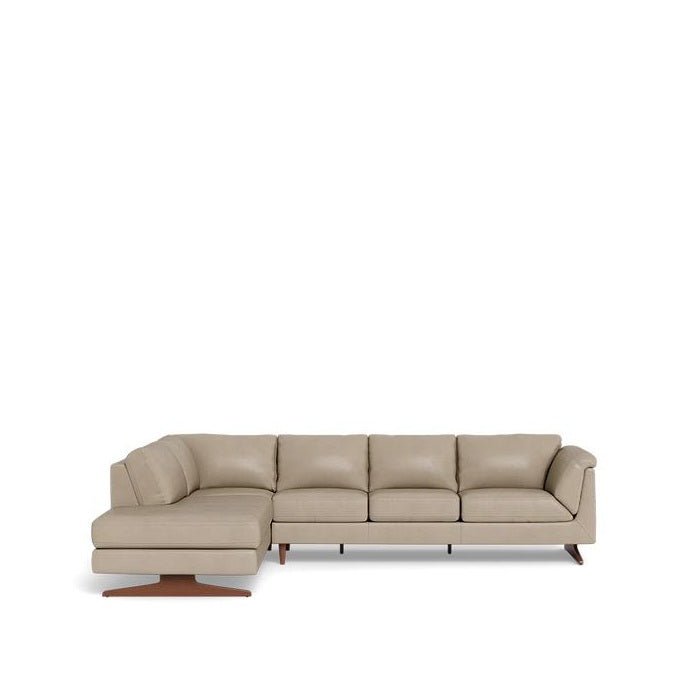 Nash 3 Seater with LHF or RHF Corner Chaise in Leather - Paulas Home & Living