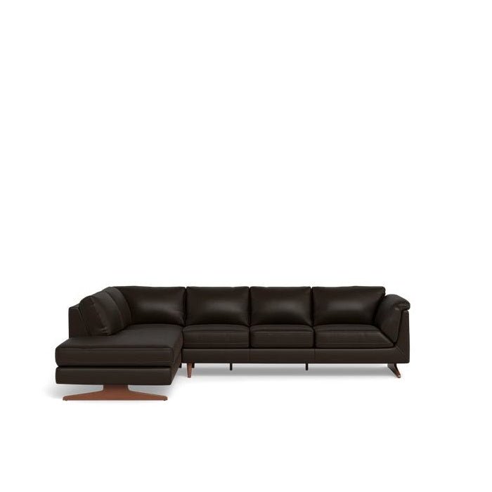 Nash 3 Seater with LHF or RHF Corner Chaise in Leather - Paulas Home & Living
