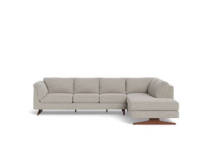 Nash 3 Seater with RHF Corner Chaise in Fabric - Paulas Home & Living