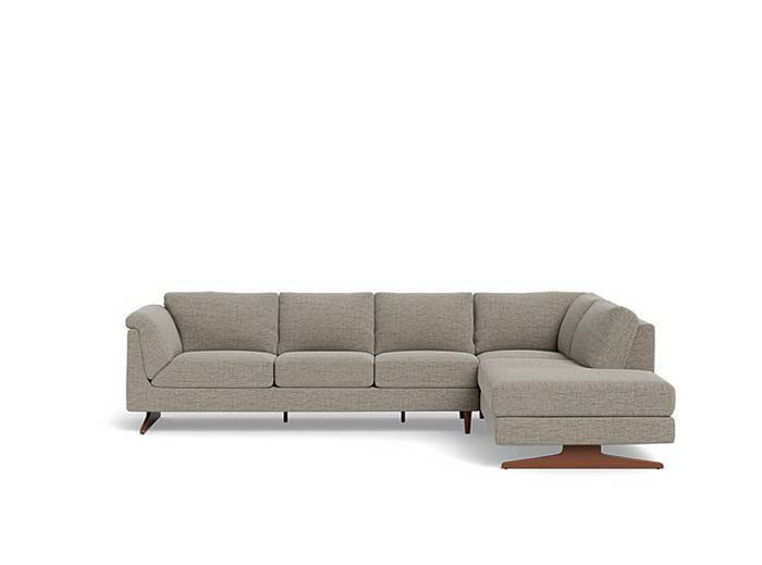 Nash 3 Seater with RHF Corner Chaise in Fabric - Paulas Home & Living