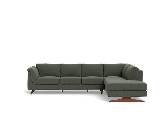 Nash 3 Seater with RHF Corner Chaise in Fabric - Paulas Home & Living