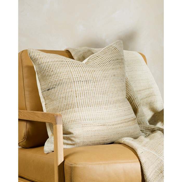 Navajo Straw/Off White Cushion - Paulas Home & Living