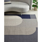 Neo Floor Rug - Navy (Polypropylene) - Paulas Home & Living