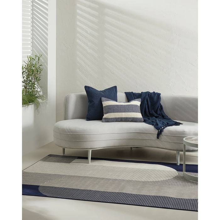 Neo Floor Rug - Navy (Polypropylene) - Paulas Home & Living