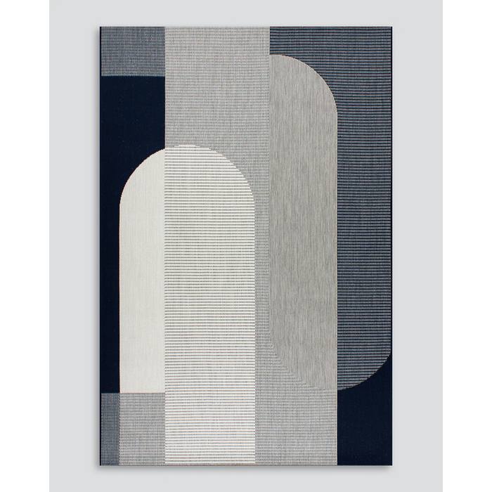Neo Floor Rug - Navy (Polypropylene) - Paulas Home & Living