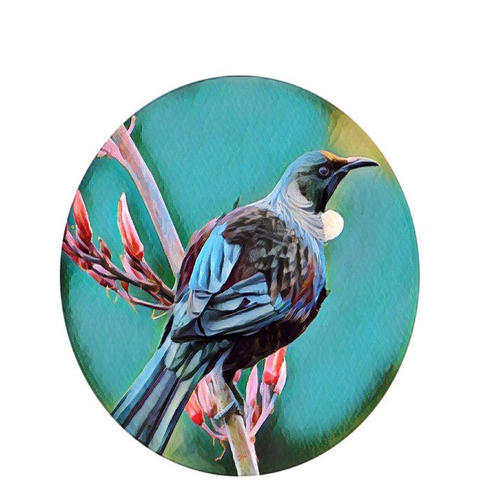 New Zealand Birds Coaster Set - Glass - Paulas Home & Living