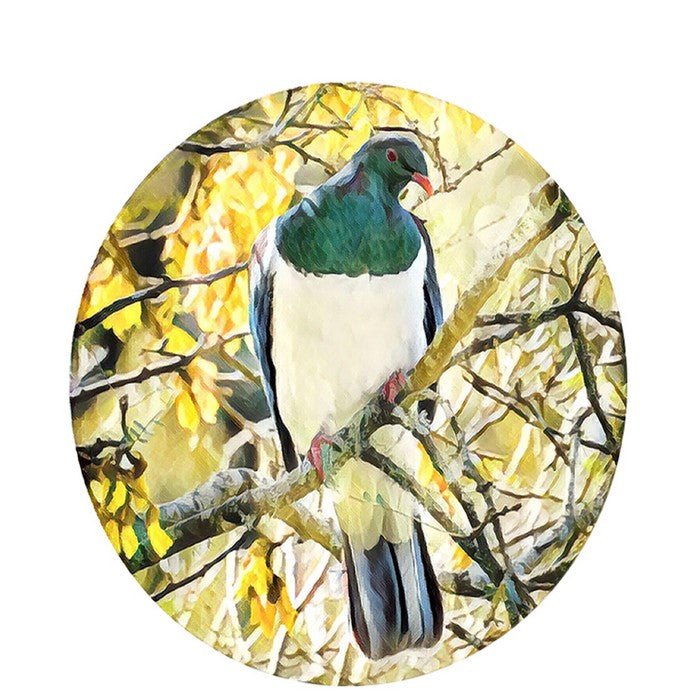 New Zealand Birds Coaster Set - Glass - Paulas Home & Living