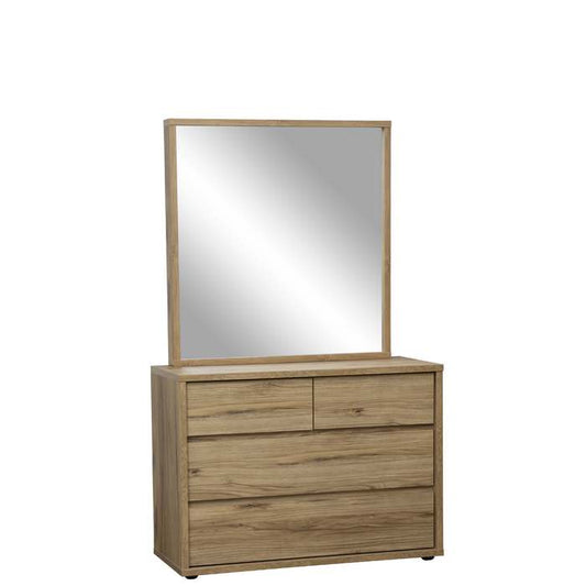 Nico 4 Drawer Dresser with Mirror - Paulas Home & Living