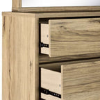 Nico 6 Drawer Dresser with Mirror - Paulas Home & Living