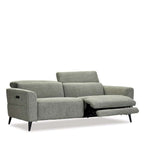 Nina 2.5 Seater Recliner Sofa - Milan Green fabric - Paulas Home & Living