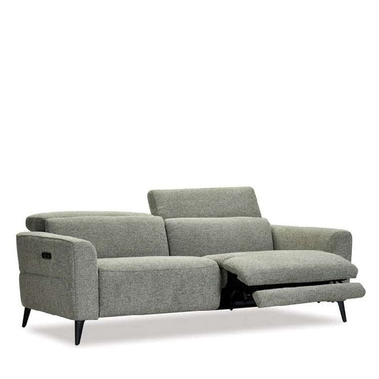 Nina 2.5 Seater Recliner Sofa - Milan Green fabric - Paulas Home & Living