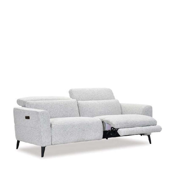 Nina 2.5 Seater Recliner Sofa - Milan Pepper fabric - Paulas Home & Living