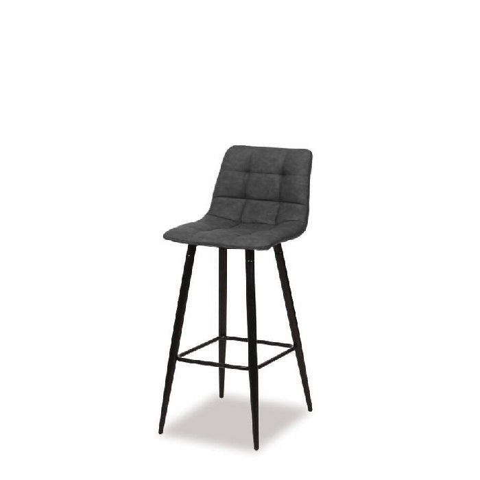 Nirvana Barstool - Grey PU - Paulas Home & Living