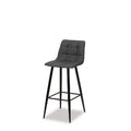 Nirvana Barstool - Grey PU - Paulas Home & Living