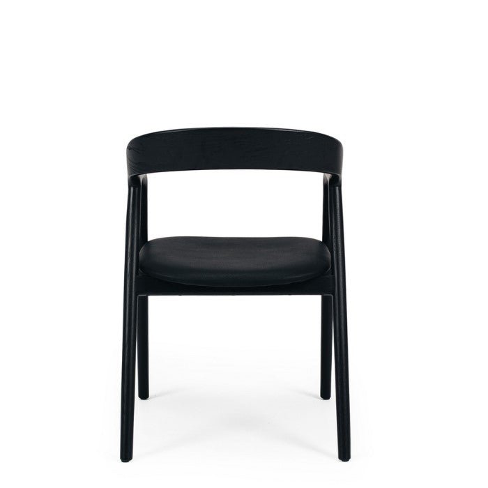 Nora Dining Chair - Black PU - Paulas Home & Living